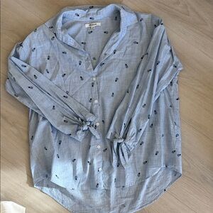 Madewell Pineapple Casual Button Down Shirt